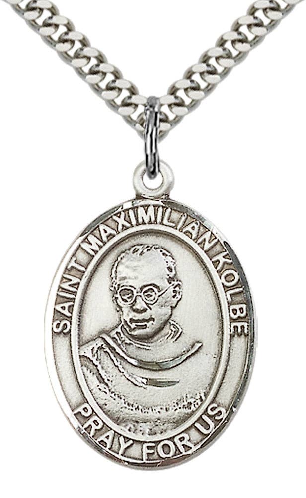 Tony’s Jewelry - Wholesale Pendant/Charm Necklace - Saint Maximilian Kolbe Pendant