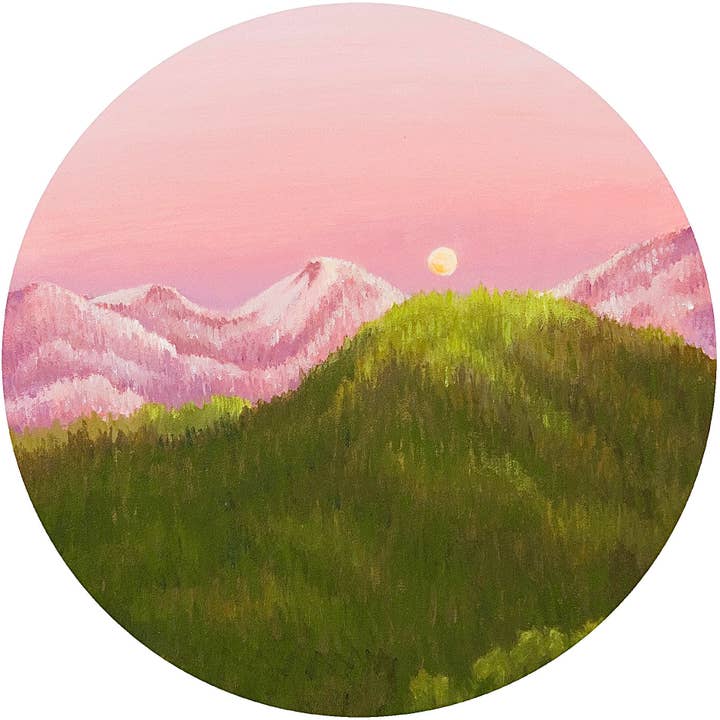 Impression d'art lunaire pour la vente par Moni Ellee Art