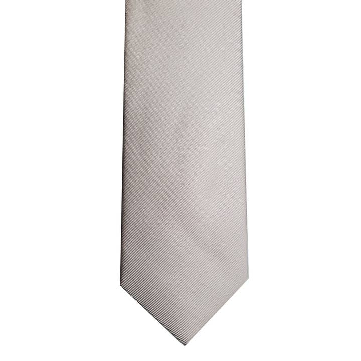 SpearPoint Apparel - Wholesale Necktie - Men's - Solid Color Zipper Tie (Taupe)