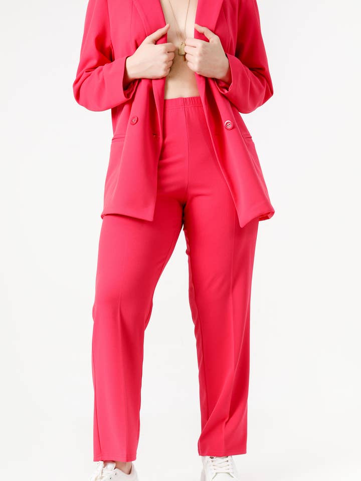 Pantalon tailleur droit uni (Expédition 25/28 février) pour la vente par Jean-Marc-Philippe