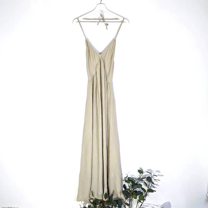 Tempest Designs – wholesale Dress – Women's – Cotton waffle fabric flattering strappy Summer dress (S-M)1