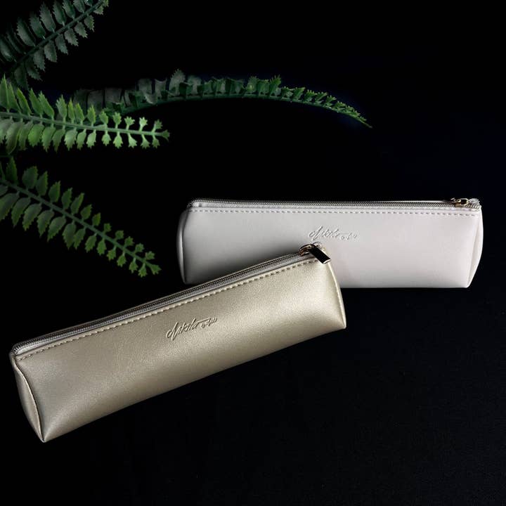 Vegan Leather Pencil Case | 3 Colours for wholesale by Nikita By Niki