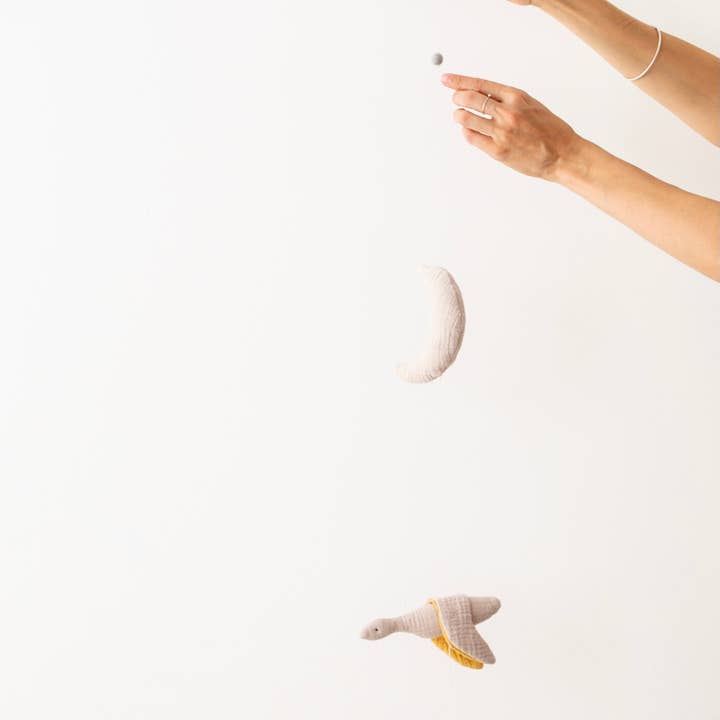 Mobile moon and bird for wholesale by Monocrom