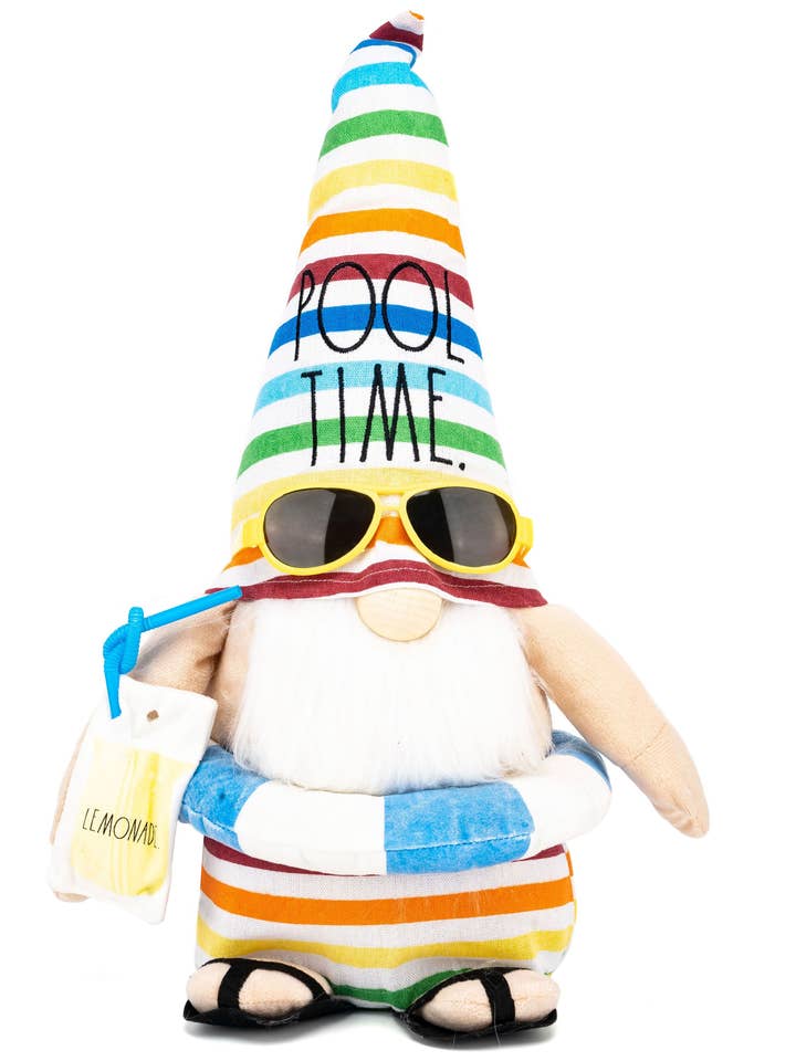 Rae Dunn "Hora da Piscina" Gnomo de Verão de Pelúcia por atacado de DesignStyles Home