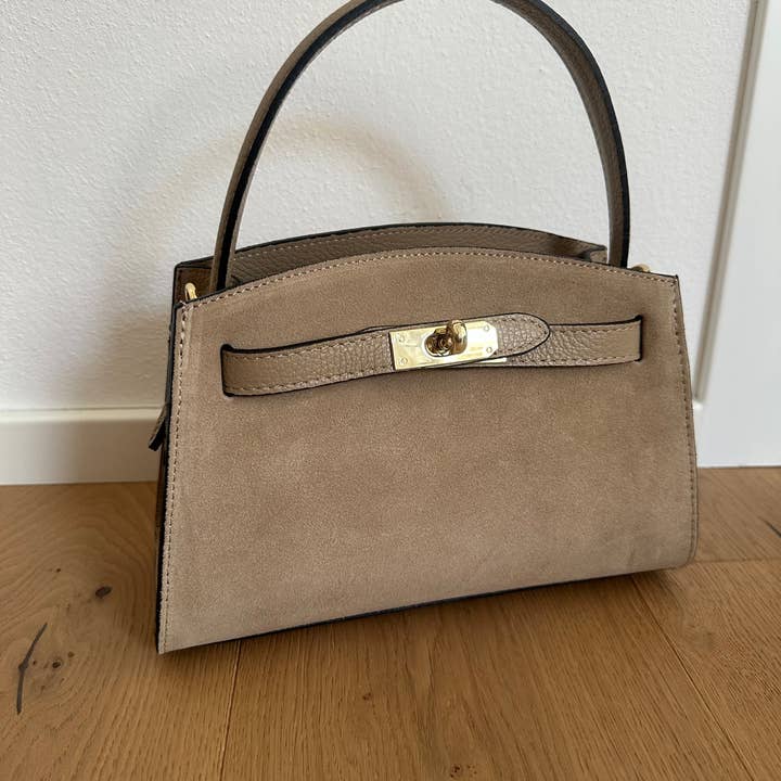 Zhade - Wholesale Top Handle Bag - Women's - AMELIA small- suede10