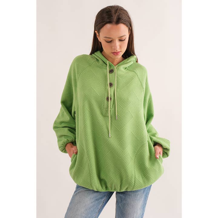The GREii - Wholesale Hoodie - Women's - Novelty Jacquard Hoodie