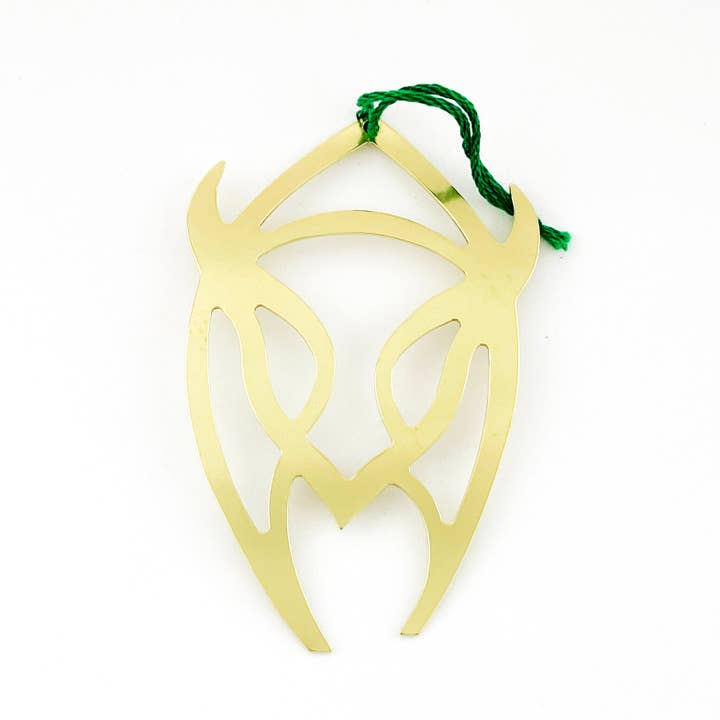 Abstract Bison Ornament for wholesale by Alpenglow Foundry