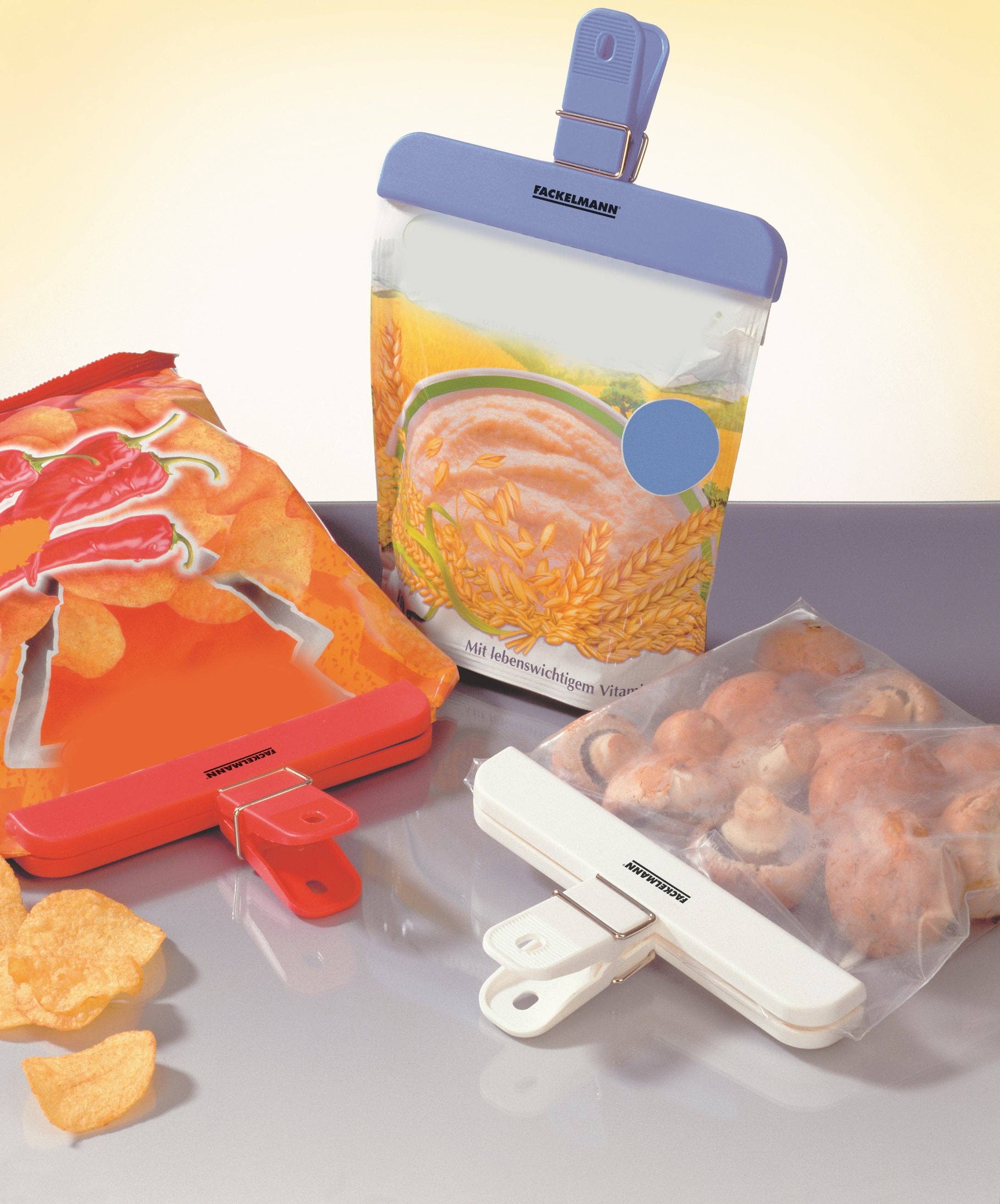 Fackelmann - Vendita all'ingrosso Utensile/attrezzo da cucina - Fackelmann Tecno - Pinza per bustine1