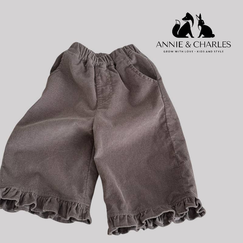 Annie & Charles - Vendita all'ingrosso Pantaloni - Bambini - Pantaloni svasati in velluto a coste 100% cotone LILLY di Annie & Charles®1