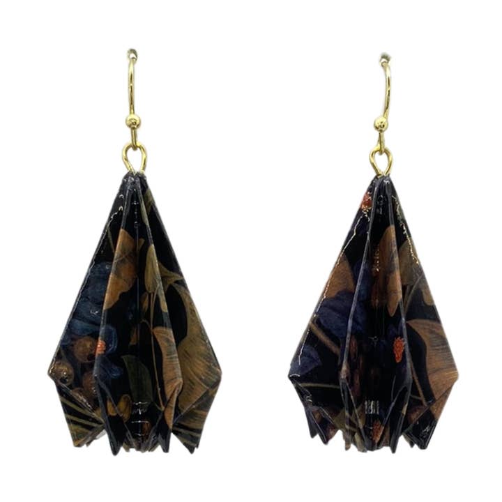 Origami Earrings (Water Resistant) - The Patricia for wholesale by Paper Moon Origami Co.