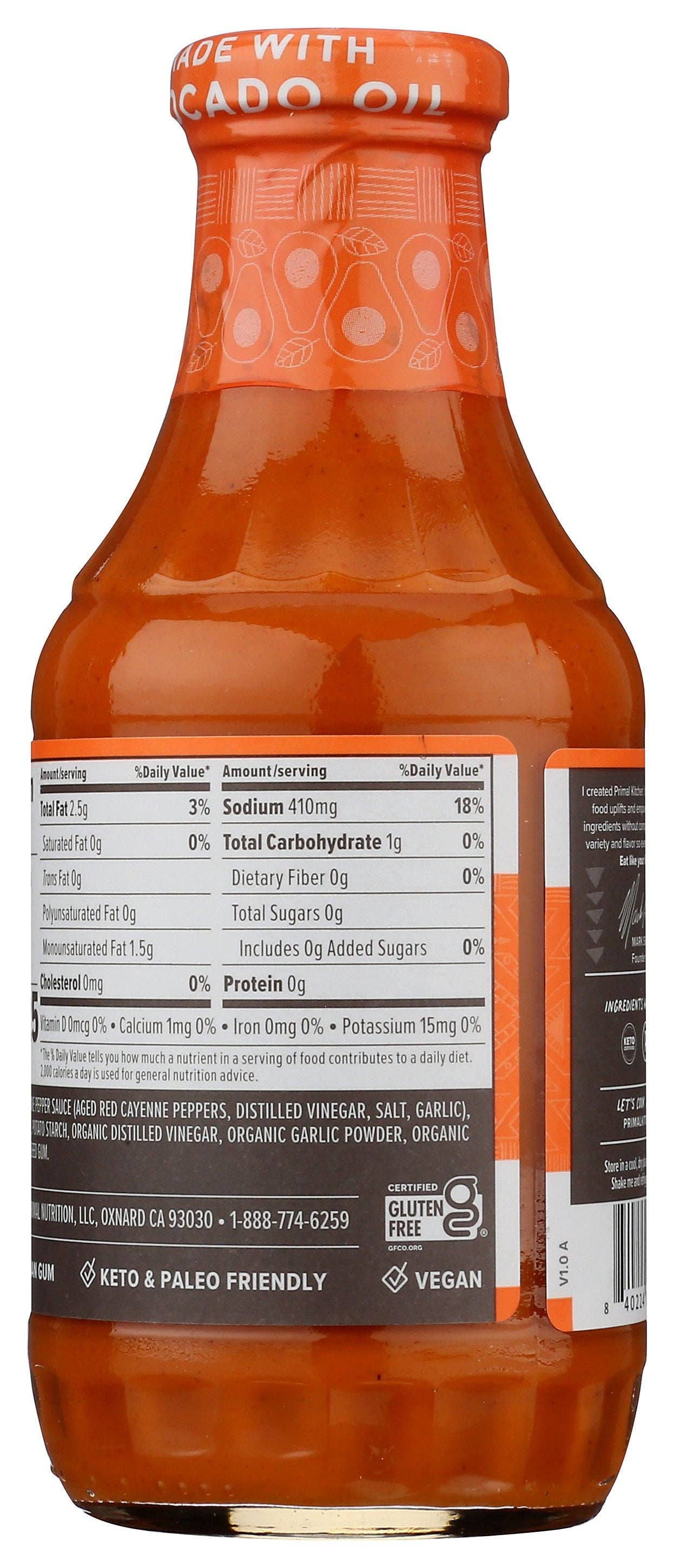 Everyday Supply Co - Wholesale Hot Sauce - PRIMAL KITCHEN SAUCE BUFFALO ORIG - Case of 61