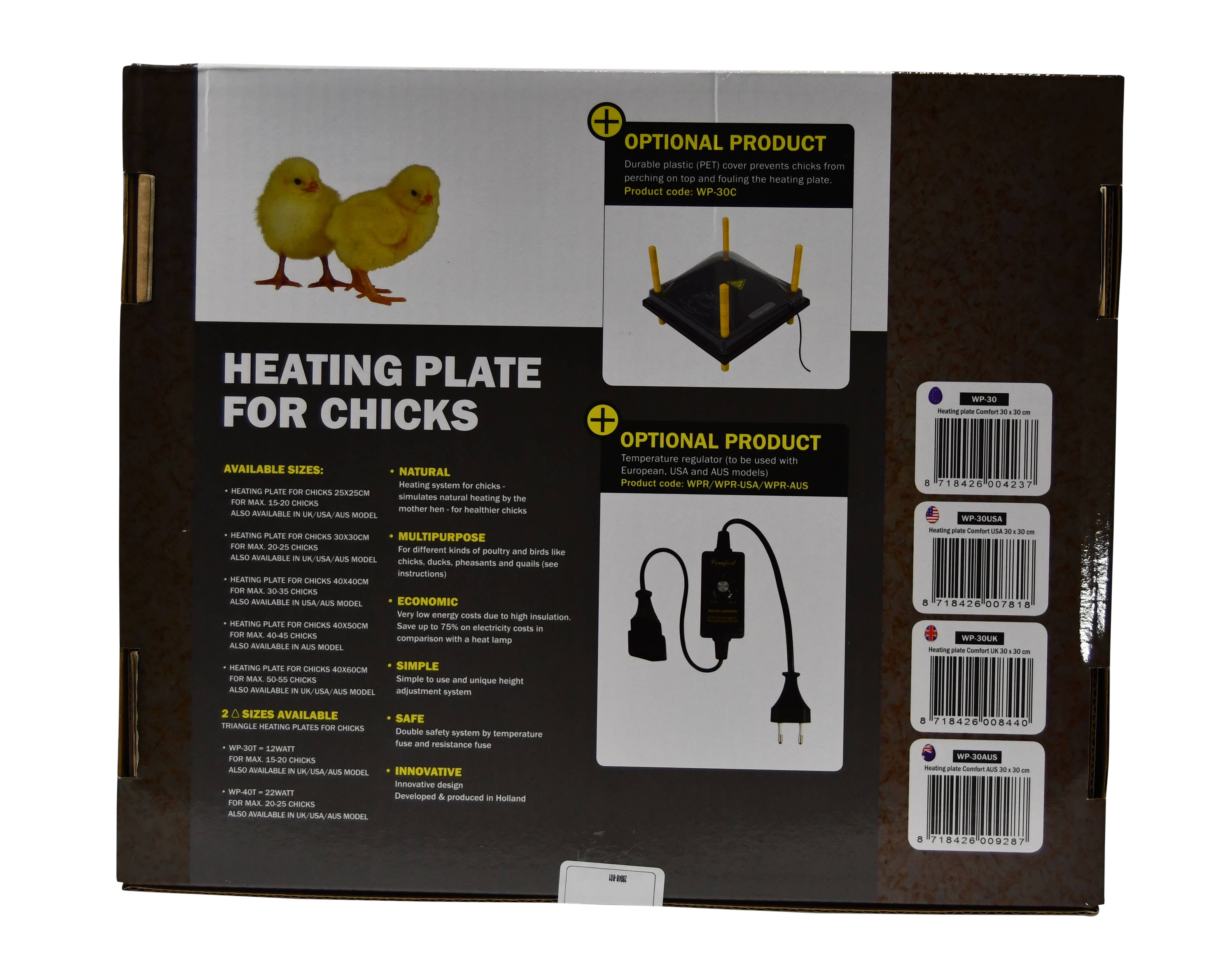 My Favorite Chicken - Wholesale Pet Supplement - Not Cat/Dog - Chick Brooder Heating Plate, Square, 20-25 Chicks Adjustable3