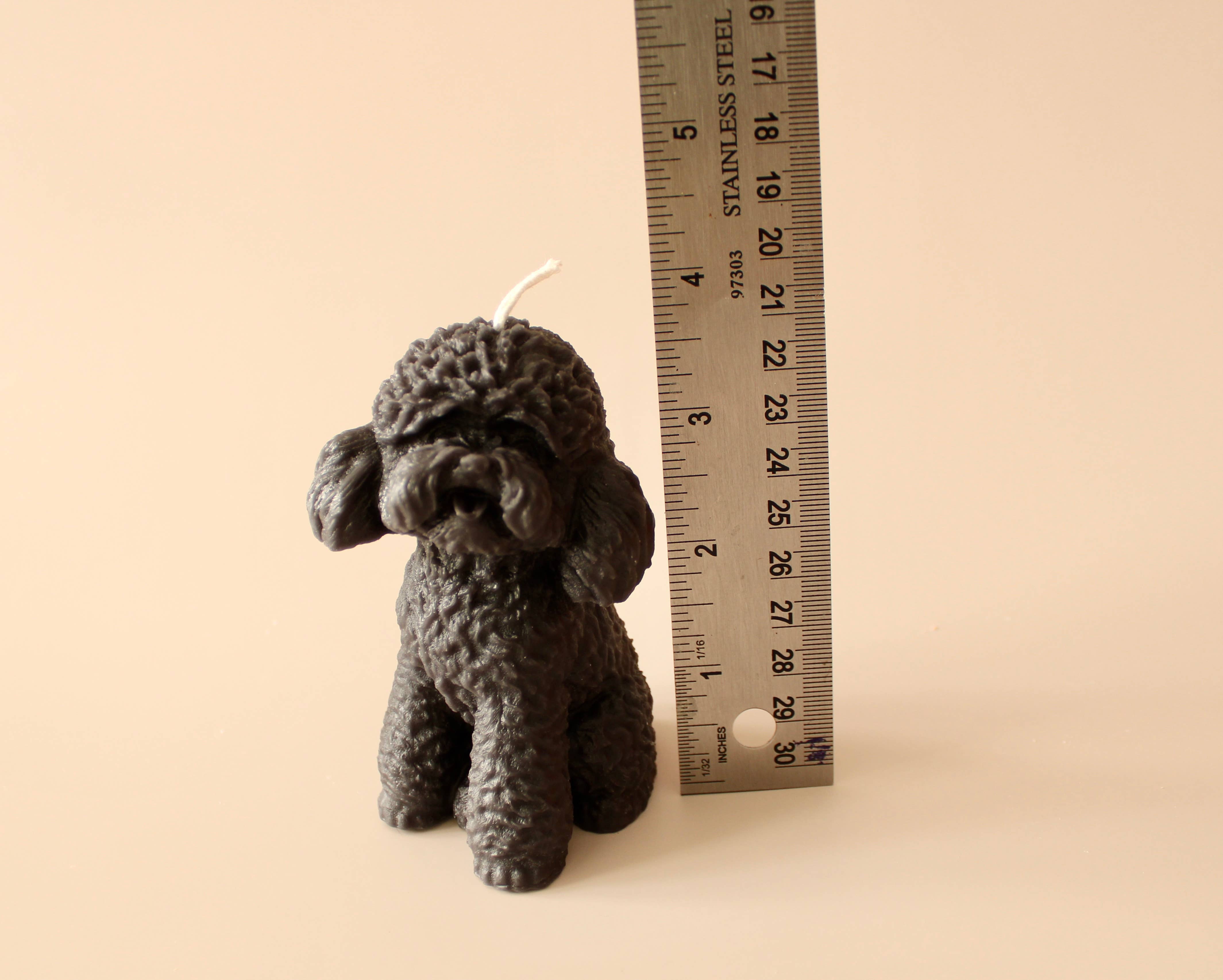 Wicksburgh - Wholesale Novelty Candle - Poodle, Doodle Beeswax/Soy Blend Candle6