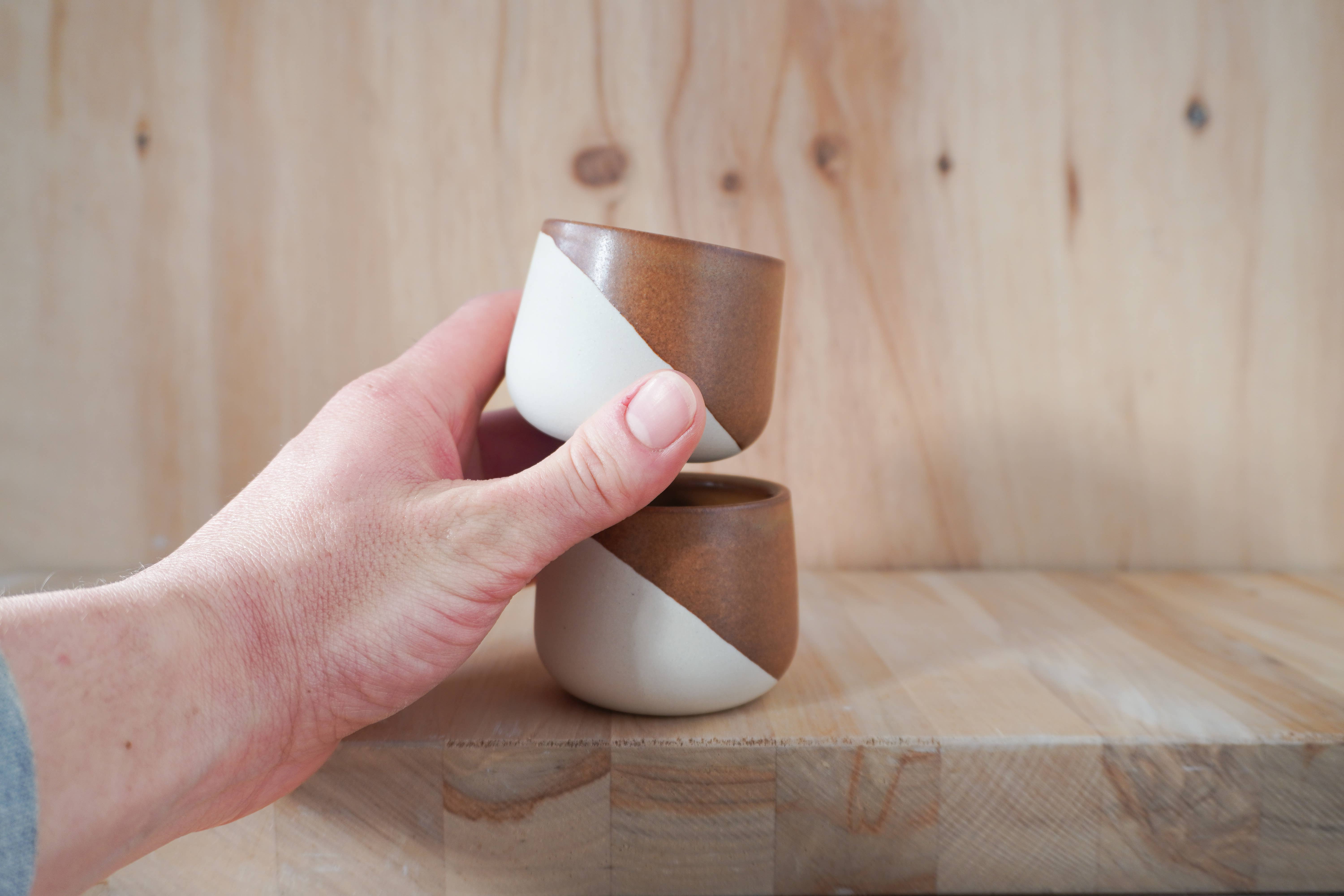 Shelby Page Ceramics - Wholesale Coffee/Tea Cup - Espresso Cup - Core Glazes9