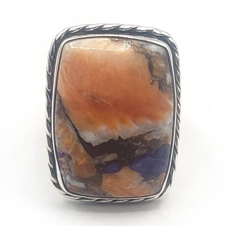 Anel Ostra Turquesa Prata de Lei por atacado de GTG Gems Corp