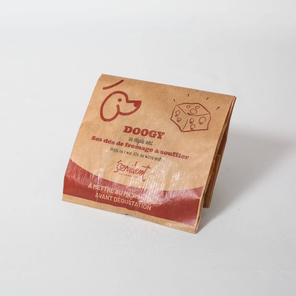 Evident – Großhandel Leckerlis – Hund – Display DOOGY – 100 % natürliche Käsewürfel zum Aufpoppen1