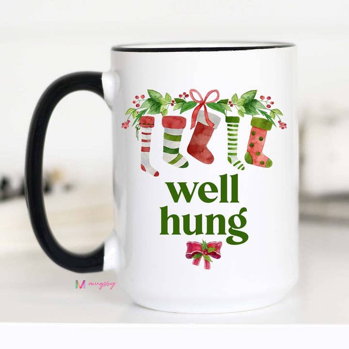 Mugsby - Wholesale Coffee Mug - Well Hung Christmas Mug