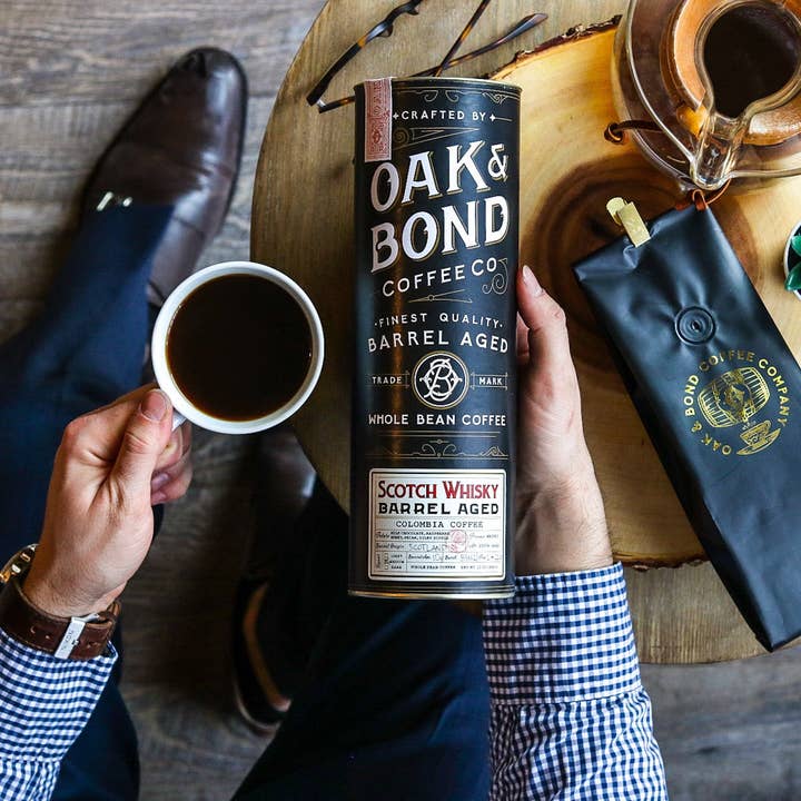 Oak and Bond Coffee Co. - Wholesale Coffee Beans - Scotch Whisky Barrel Aged Coffee7