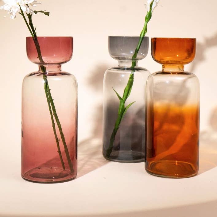 Tinted Glass Vase Grande for wholesale by Muun Home