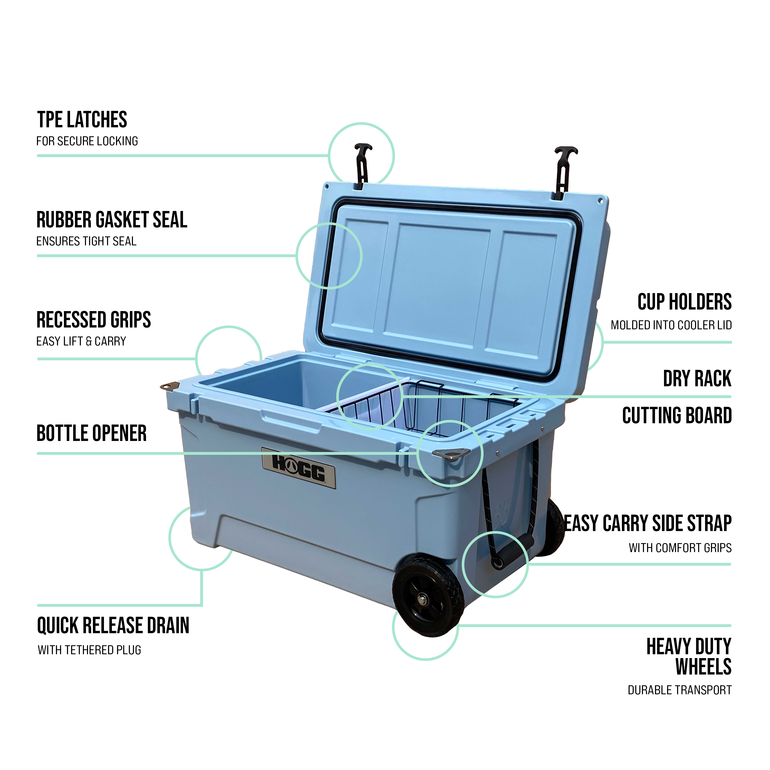 Hogg Outfitters - Vendita all'ingrosso Borsa termica/frigo - Borsa Termica 65QT2