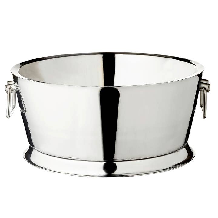 EDZARD - Wholesale Wine Bucket - Champagne Cooler Michigan with handles, Stainless Steel