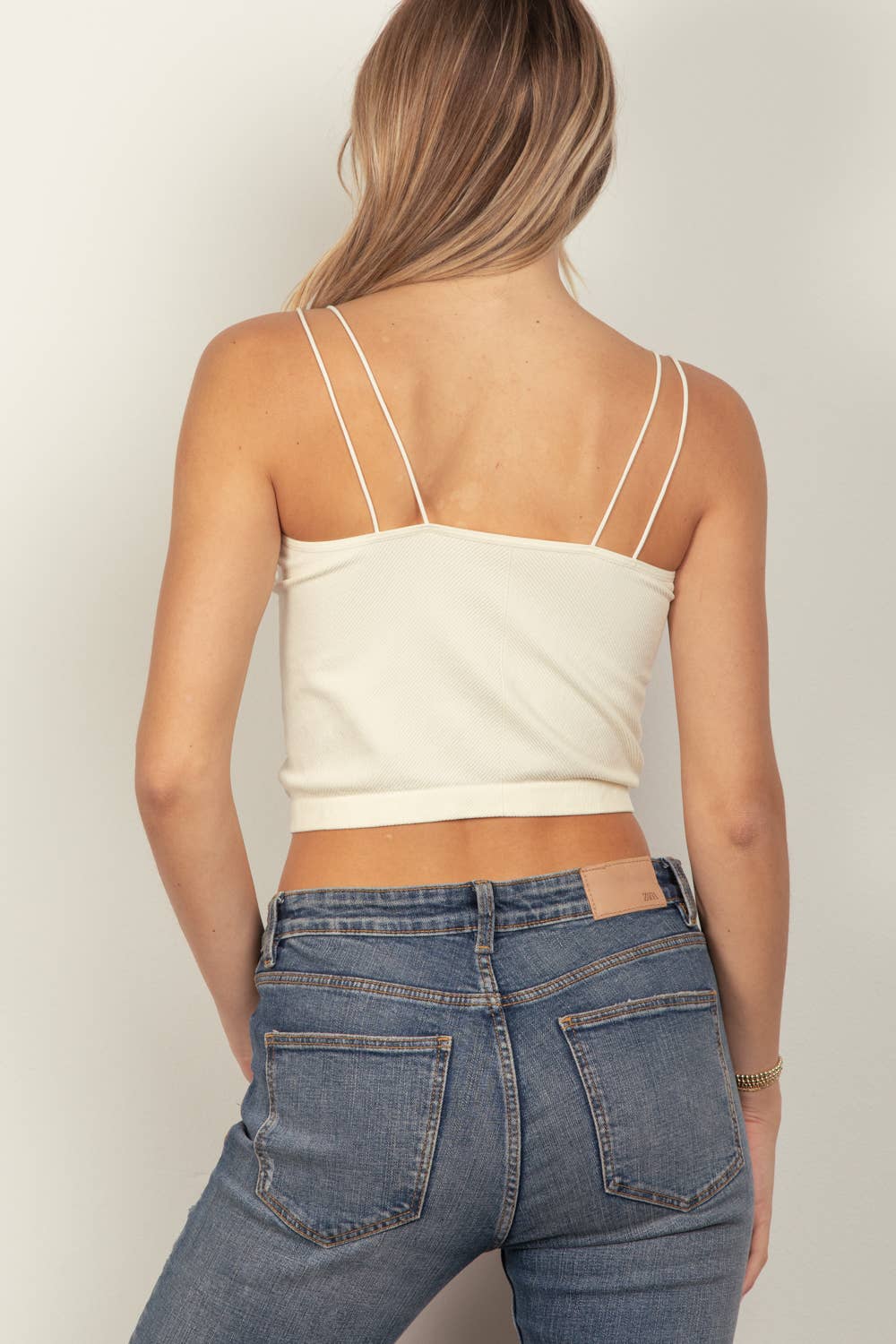 VERY J - Vente Débardeur – femme - NT11660 - Débardeur Slim Fit à double bretelle, doux et extensible16