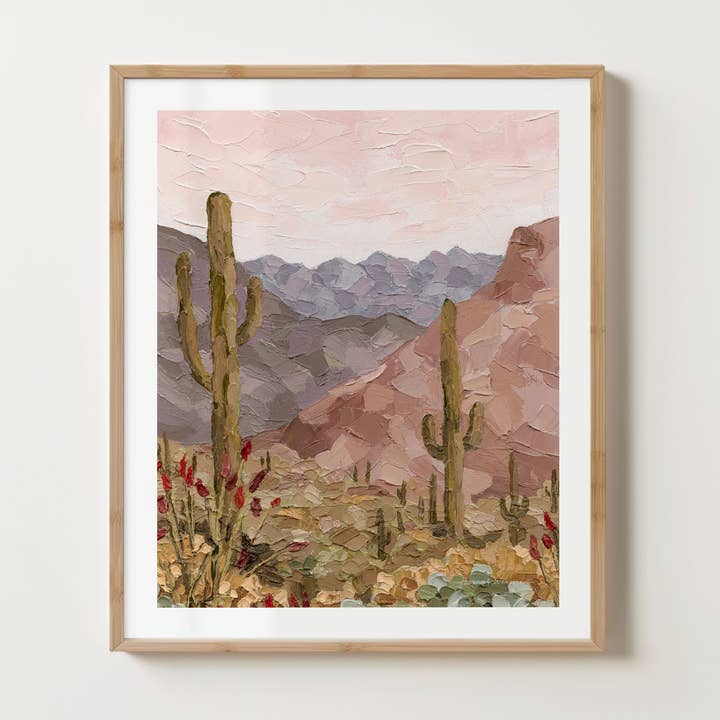 Stampa d'Arte "Valley's Edge" per la vendita all'ingrosso da parte di Hannah Weisner Art