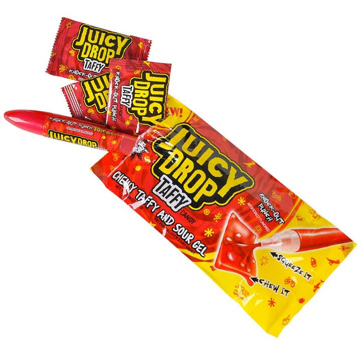 I Got Your Candy – wholesale Taffy – Bazooka Juicy Drop Taffy 2.36oz - 16ct