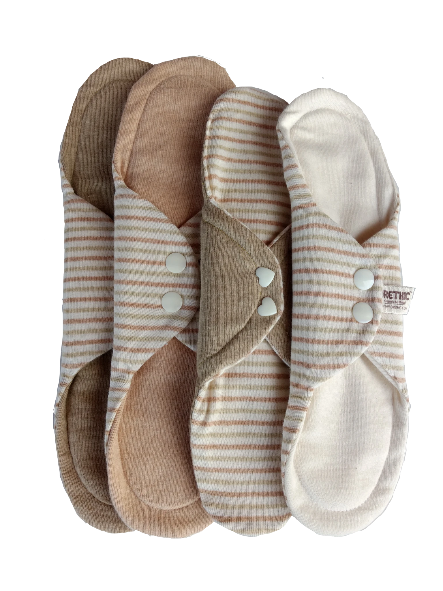 Orethic - Wholesale Period Underwear - Women's - Organic Sanitary Pads Polkadots - Pack 6 Multisize s-m-l19