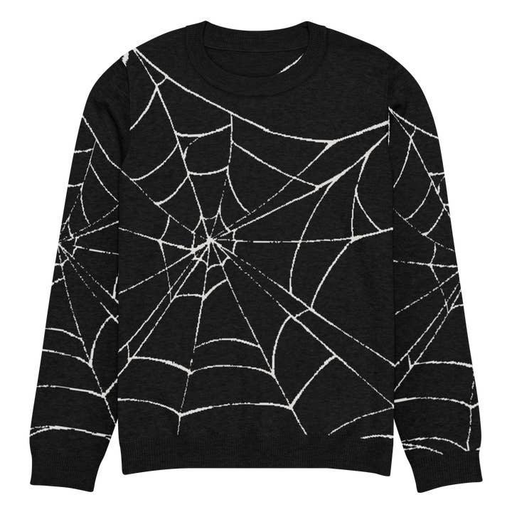 Goth Cloth Co. - Wholesale Knit Sweater - Unisex - Webs We Weave Knit Crew Neck Sweater8