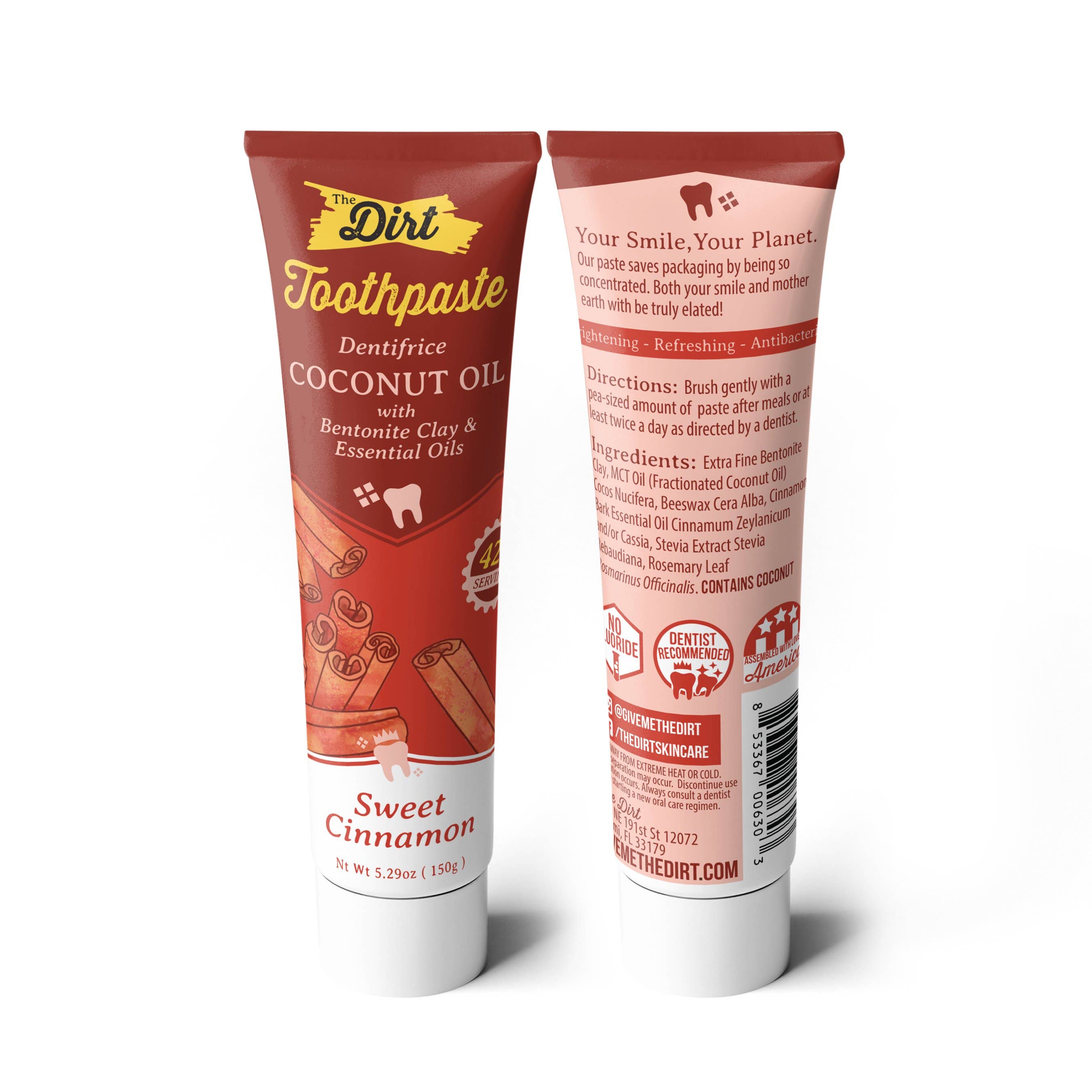 The Dirt Personal Care - Wholesale Toothpaste - Coconut Oil Toothpaste13