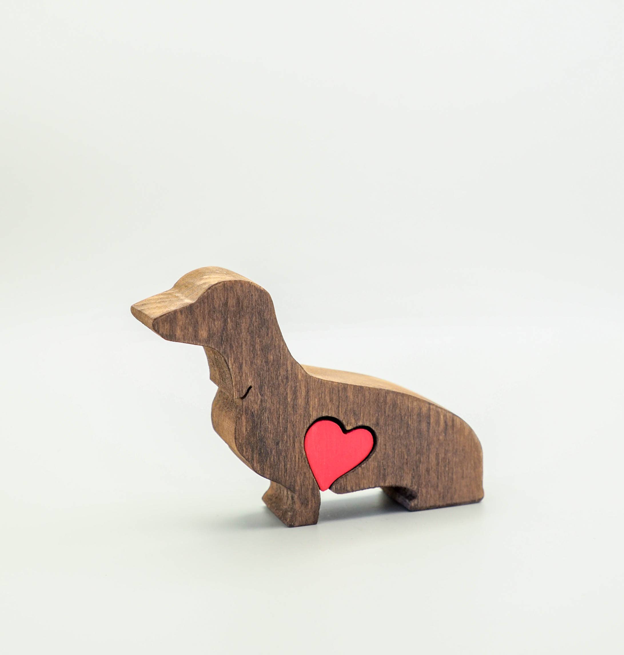 Wood Metamorphosis – wholesale Decorative figurine – Dachshund - Bohemian mini wooden dog figurine keepsake1