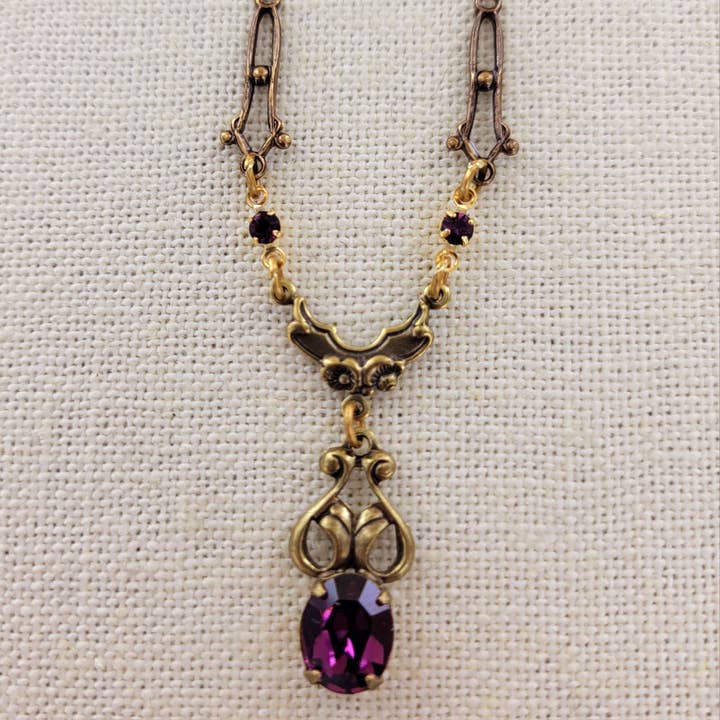 Sadie Green's Jewelry - Vente Colliers à pendentif - Collier de reproduction victorien N4884