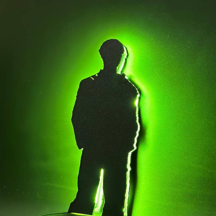 <3 Studio - Wholesale Accent/Desk Lamp - Bang Chan LED Silhouette Lamp: Color-Changing K-Pop Decor, Stray Kids Room Light, Fan Gift6