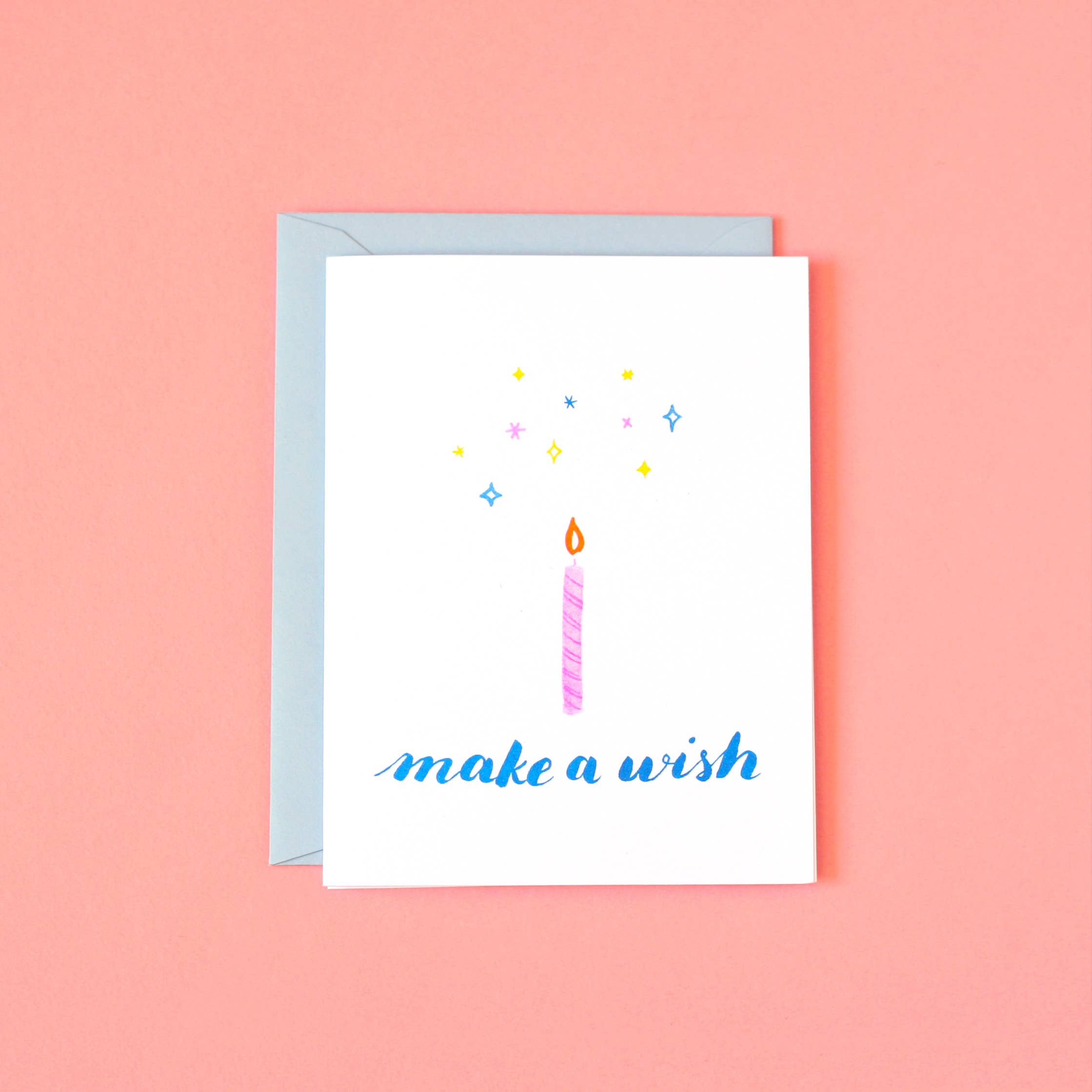 REMOVED BRAND - Wholesale Birthday Card - Make a Wish Card  0