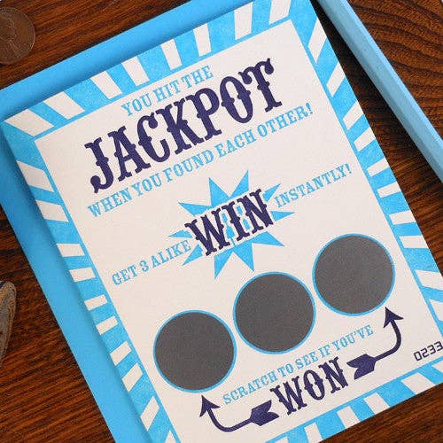 a. favorite design - Wholesale Wedding Card - Wedding Scratch Off Ticket2