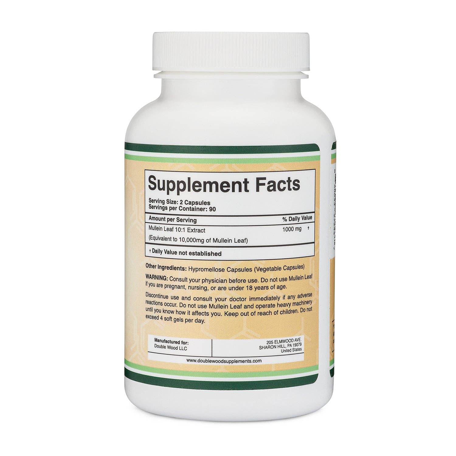 Double Wood Supplements - Wholesale Oral Supplement/Vitamin - Mullein Leaf Extract2