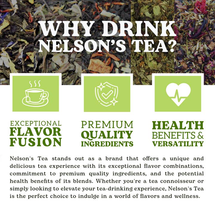 Nelson's Tea - Wholesale Loose Tea - Dessert - Loose Leaf Tea - Sampler
