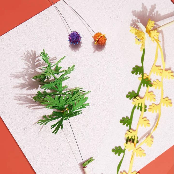 purrre - Wholesale Pet Toy - Cat - Blooming Cat Teaser Wand | Cat Toy2