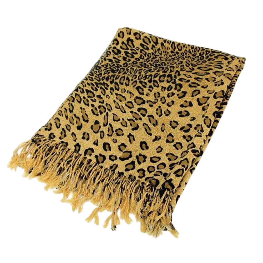 Sensibling Corp. - Wholesale Scarf - Women's - Leopard Print Pashmina Scarf Shawl17