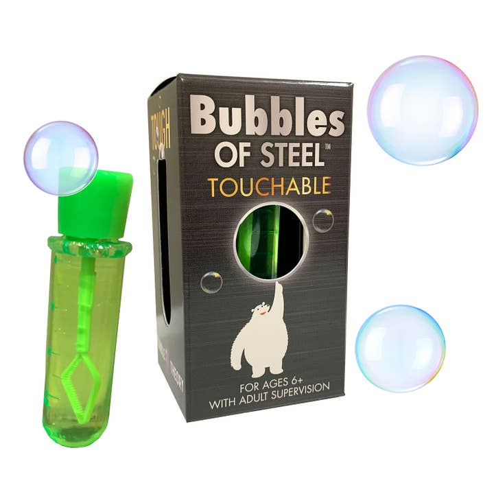 Bubbles of Steel: Touchable Bubbles for wholesale by Copernicus Toys