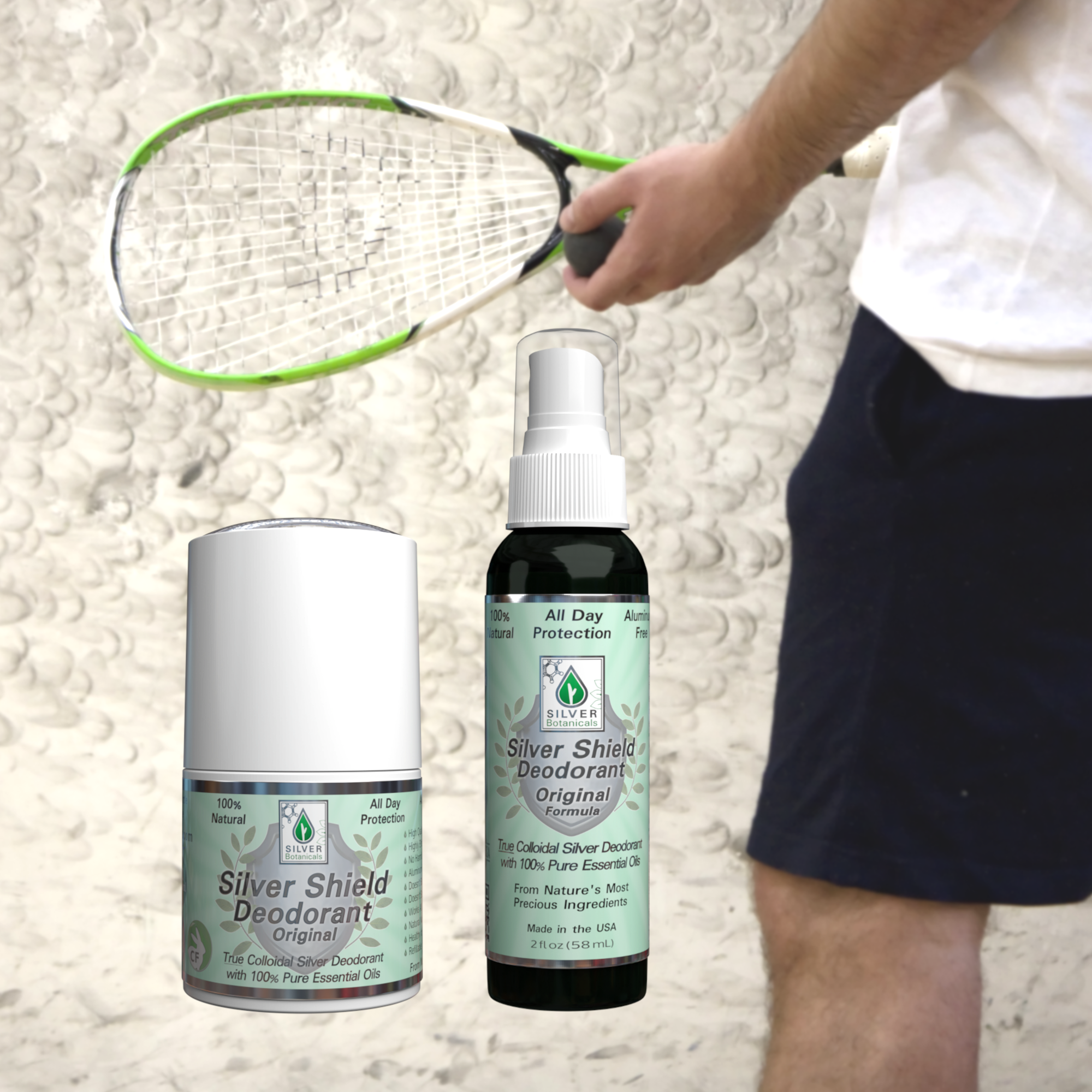 Silver Botanicals - Vendita all'ingrosso Deodorante - Unisex - Silver Shield Deodorante - Roll-on, 2 oz4