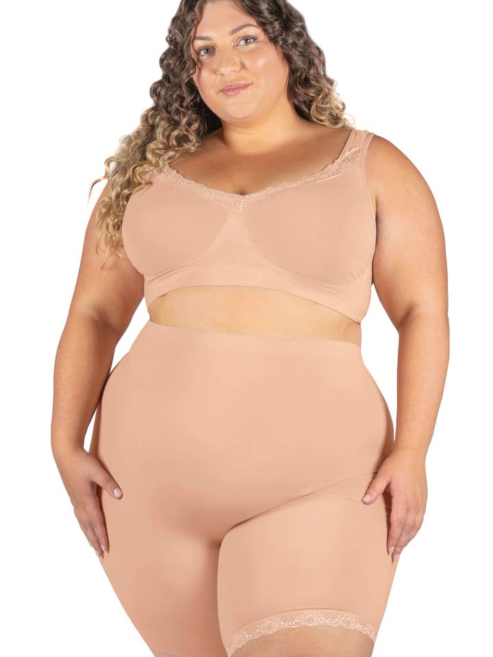 B Free AUSTRALIA - Wholesale Athletic Shorts - Women's - Anti Chafing High Rise Long Cotton Shorts5