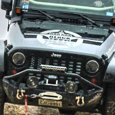 Inserto de rejilla de Jeep táctico americano de platino para venta al por mayor de Dirty Acres