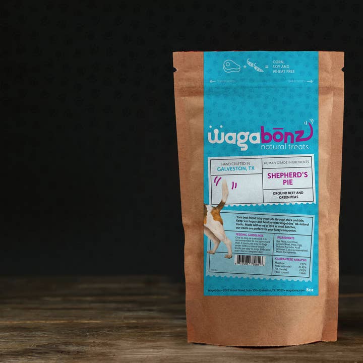 Shepard's Pie Dog Treat for wholesale by Wagabonz