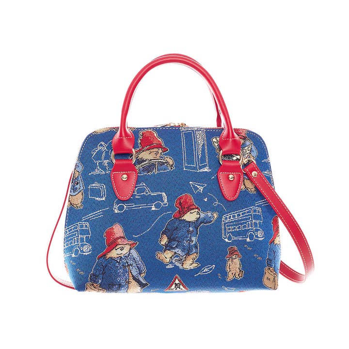 Signare Tapestry – Großhandel Henkeltasche – Damen – Paddington Bear Blue™ - Konvertierbare Tasche