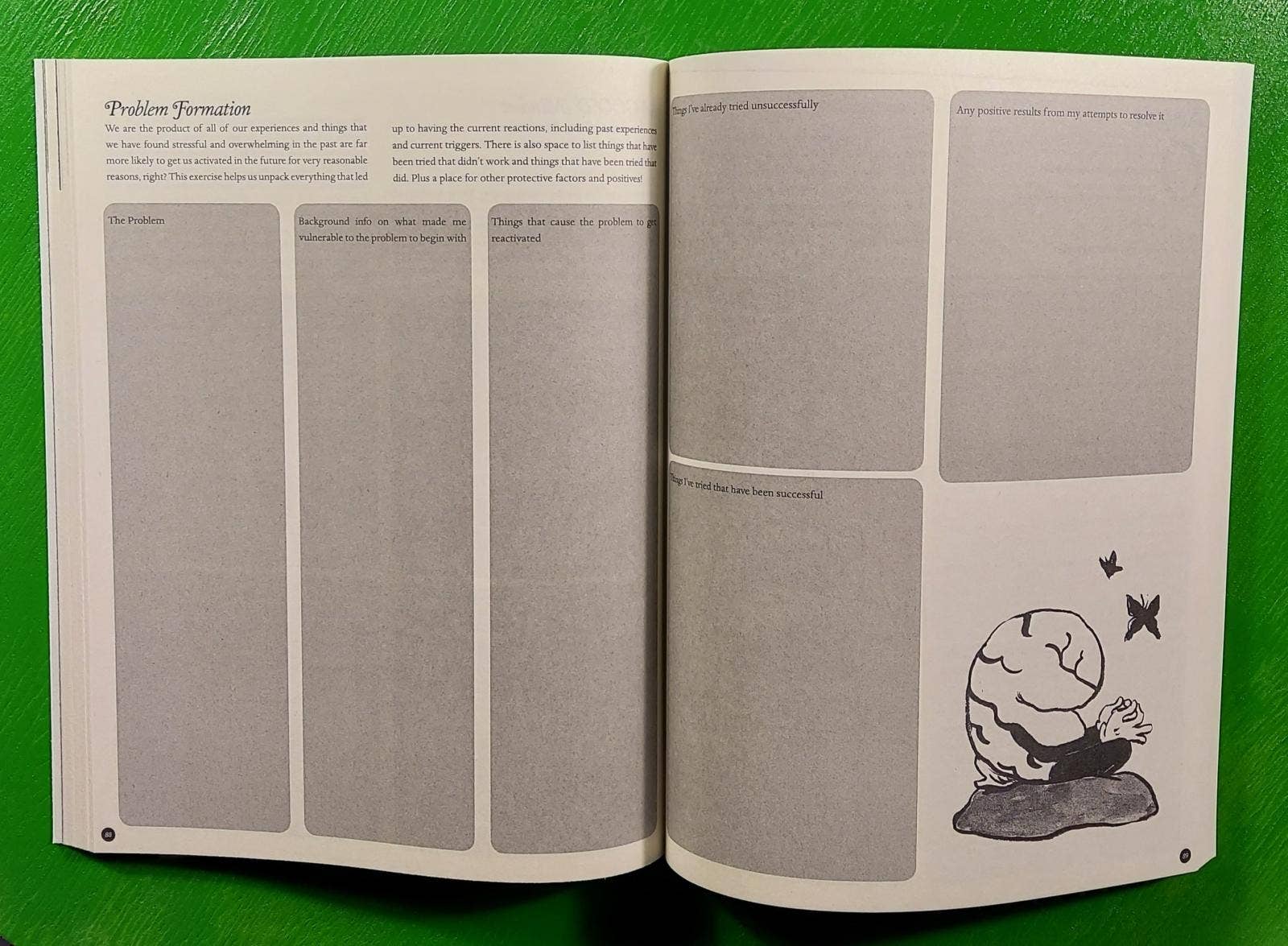 Microcosm Publishing & Distribution - Wholesale Self-Help & Personal Development Book - Unfuck Your Brain Workbook: Anxiety Depression, Anger & More9