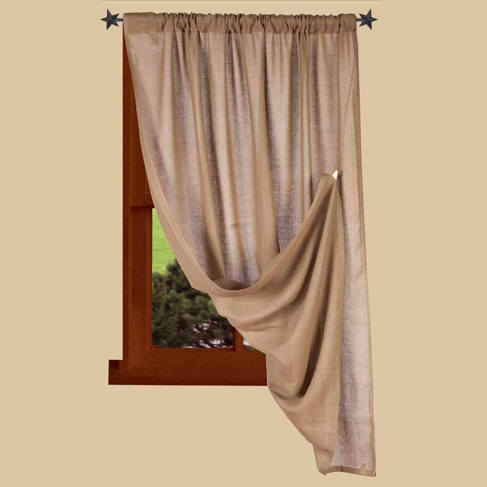 Home Collections by Raghu – wholesale Curtain – Heirloom Oat Panel 63"1