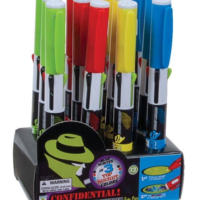 Geddes - Wholesale Pen - Confidential 3 Color Spy Pen 12/ds2