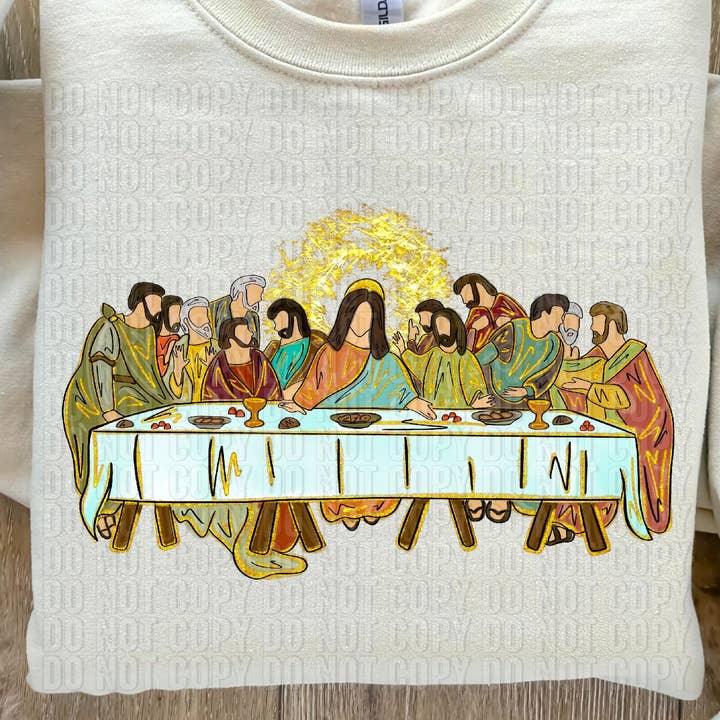 The Last Supper DTF Transfer for wholesale by K and M Designs